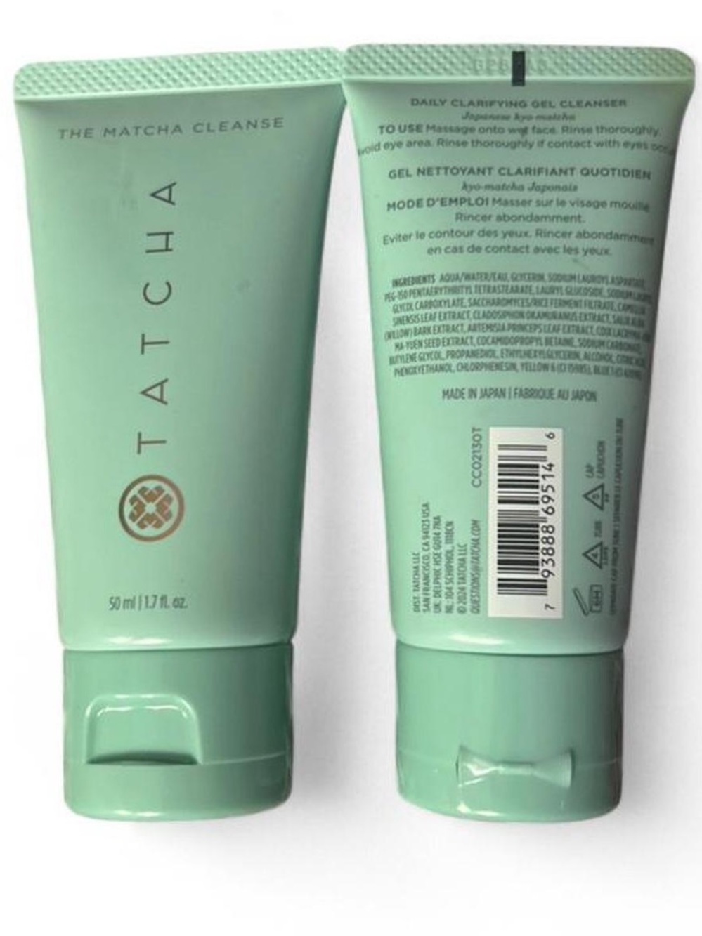 2 New Tatcha “The Matcha Cleanse”. 50ml x2
